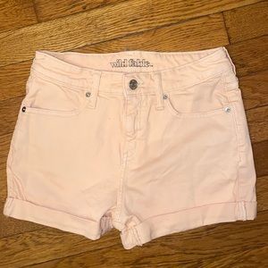 Peach Jean Shorts